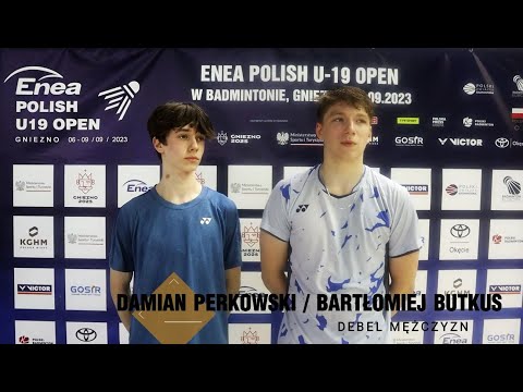 ENEA POLISH OPEN U-19 - Gniezno 2023 - Damian Perkowski/Bartłomiej Butkus