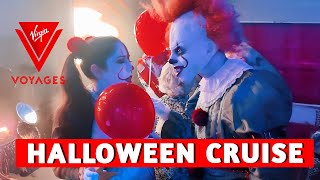 Virgin Voyages Halloween Compilation 🎃🚢 | Adults-Only Cruise Party Highlights 4K