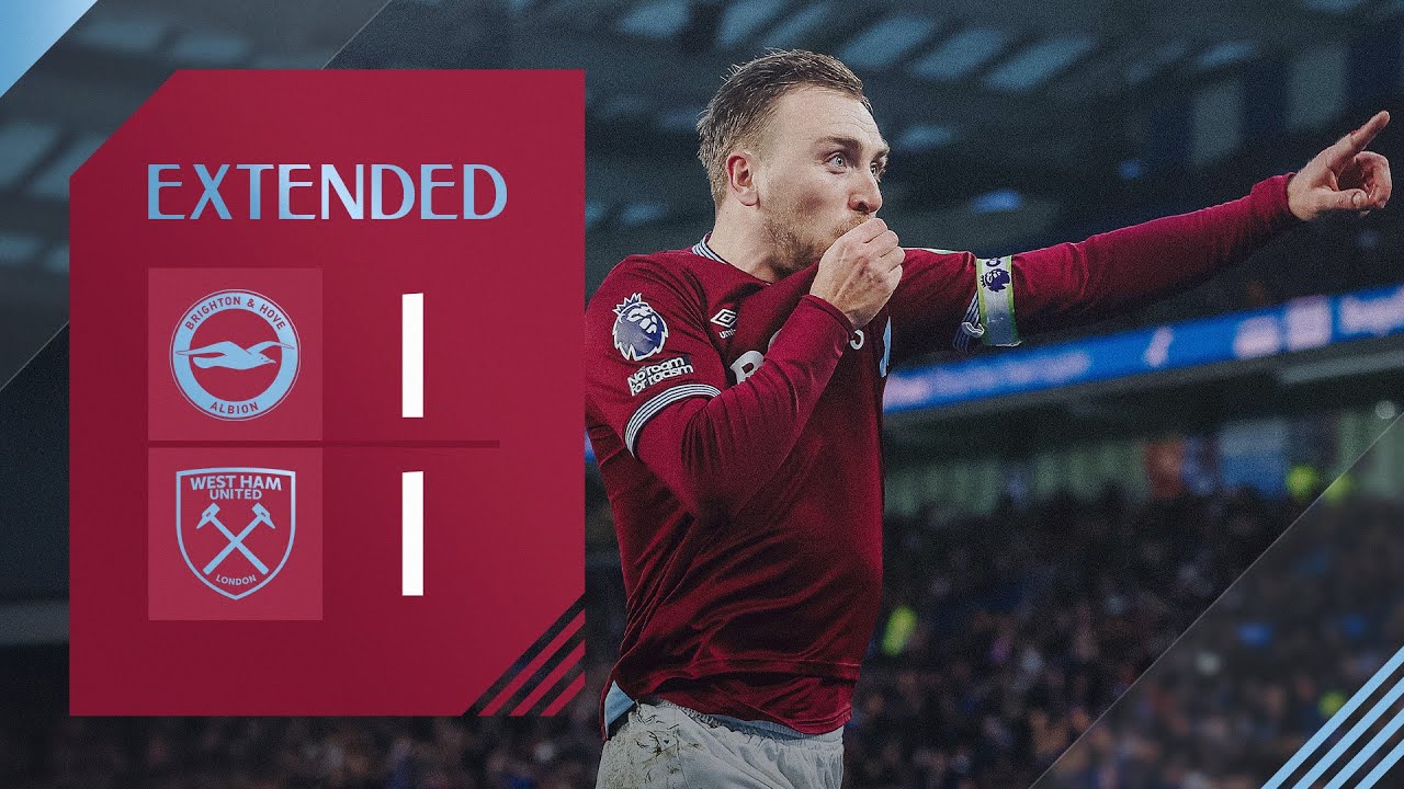 Brighton & Hove Albion vs West Ham United Highlights