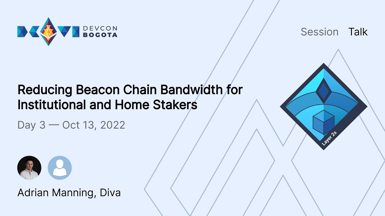 Reducing Beacon Chain Bandwidth for Institutional and Home Stakers preview