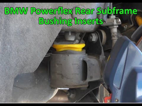 BMW F2x F3x Powerflex Subframe Bushing Inserts, Not Recommended