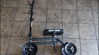 KneeRover Economy Knee Scooter Steerable Knee Walker Crutch Alternative Review