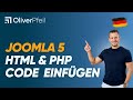 Joomla 5 HTML PHP Code In Joomla Einfügen