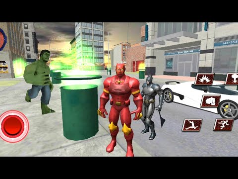 Red Panther Hero Battle | Panther Hero Vs Batman Vs Monster Hulk Vs Ironman Vs Captain Villains