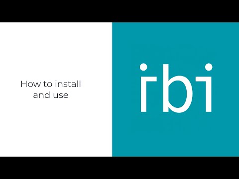 IBI Academy - How to install and use IBI