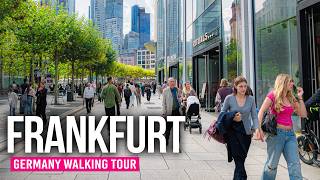 FRANKFURT 🇩🇪 Die glanzvolle und raue Seite Deutschlands | 4K Walking Tour
