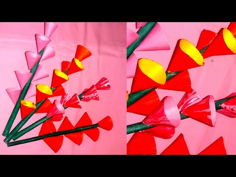 beautiful paper flower /DIY-paper flowers /handmade flowers/paper craft