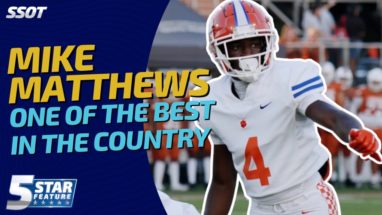 Elite Wide Receiver Mike Matthews of Parkview High School is a Major Addition for Tennessee