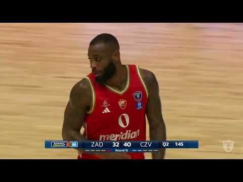AdmiralBet ABA League 2025/26, highlights, Round 15: Zadar - Crvena zvezda Meridianbet (17.1.2026)