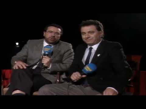 Entrevistas en bambalinas, patio de butacas, etc... Final del Andalucía , CARNAVAL DE CÁDIZ 1990.