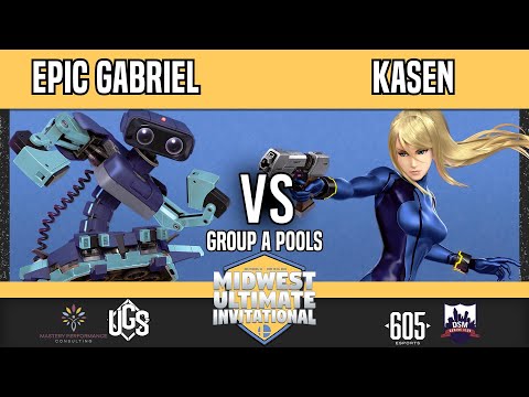 Midwest Ultimate Invitational - Group A Pools - Epic Gabriel(ROB) Vs. Kasen(Zero Suit samus)