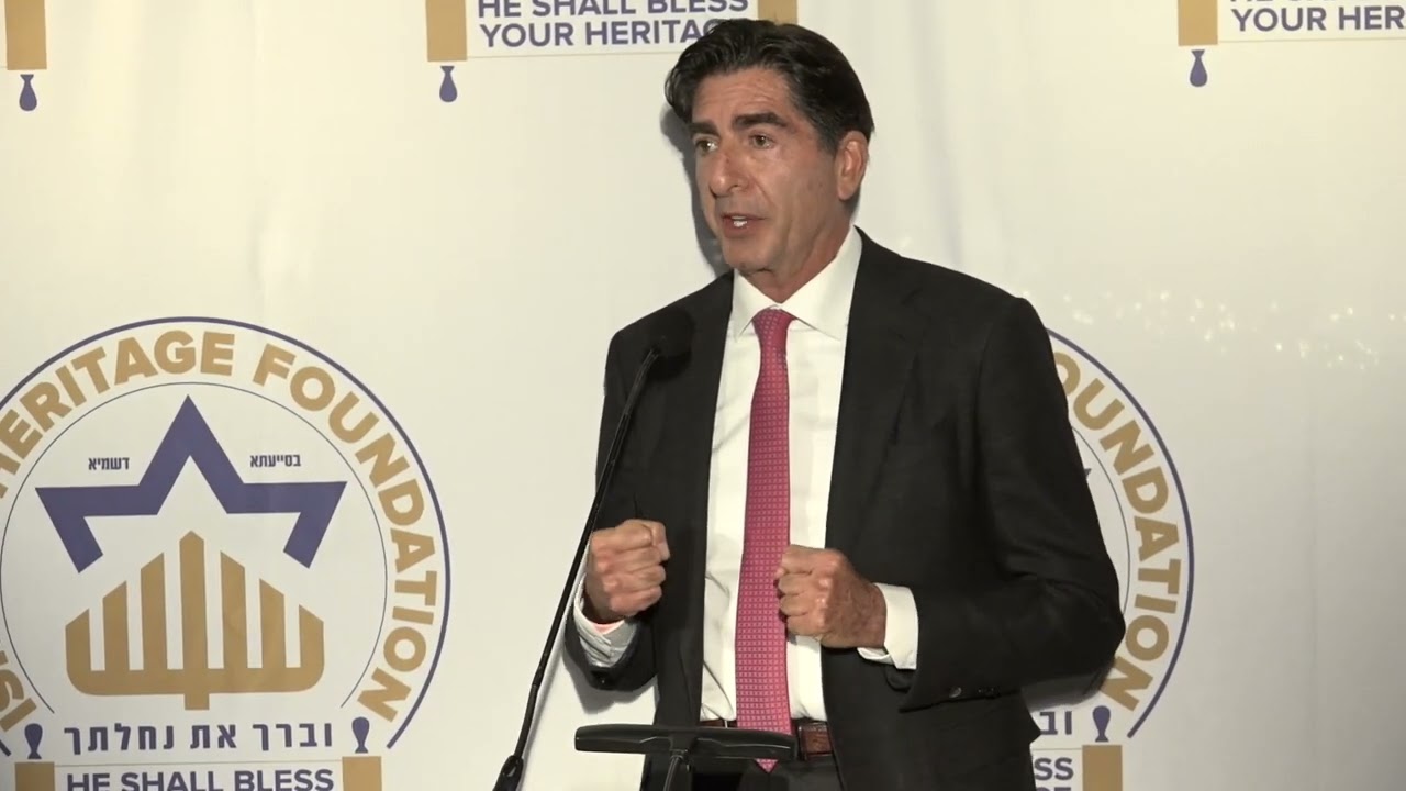 Harley Lippman, CEO of Genesis 10, at the Israel Heritage Foundation event in NYC