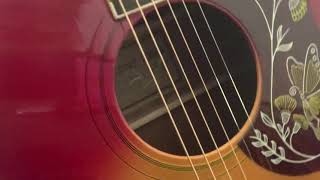 Video thumbnail for 1980’s Ibanez F-300CS Acoustic Guitar Sunburst Butterfly Pickguard Star Tuners MIJ Japan by johnnyangel69