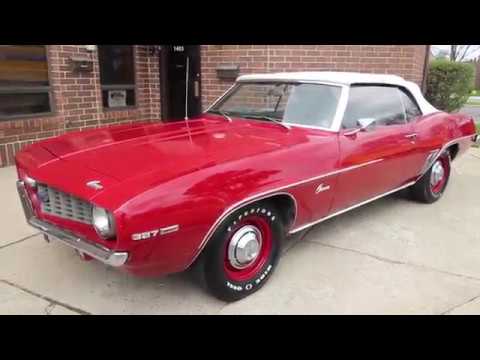 1969 Chevrolet Camaro Convertible- #'s Match  - SOLD!