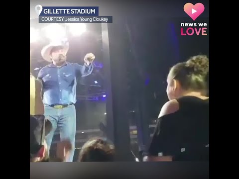 Garth Brooks fan surprised with guitar by country music star