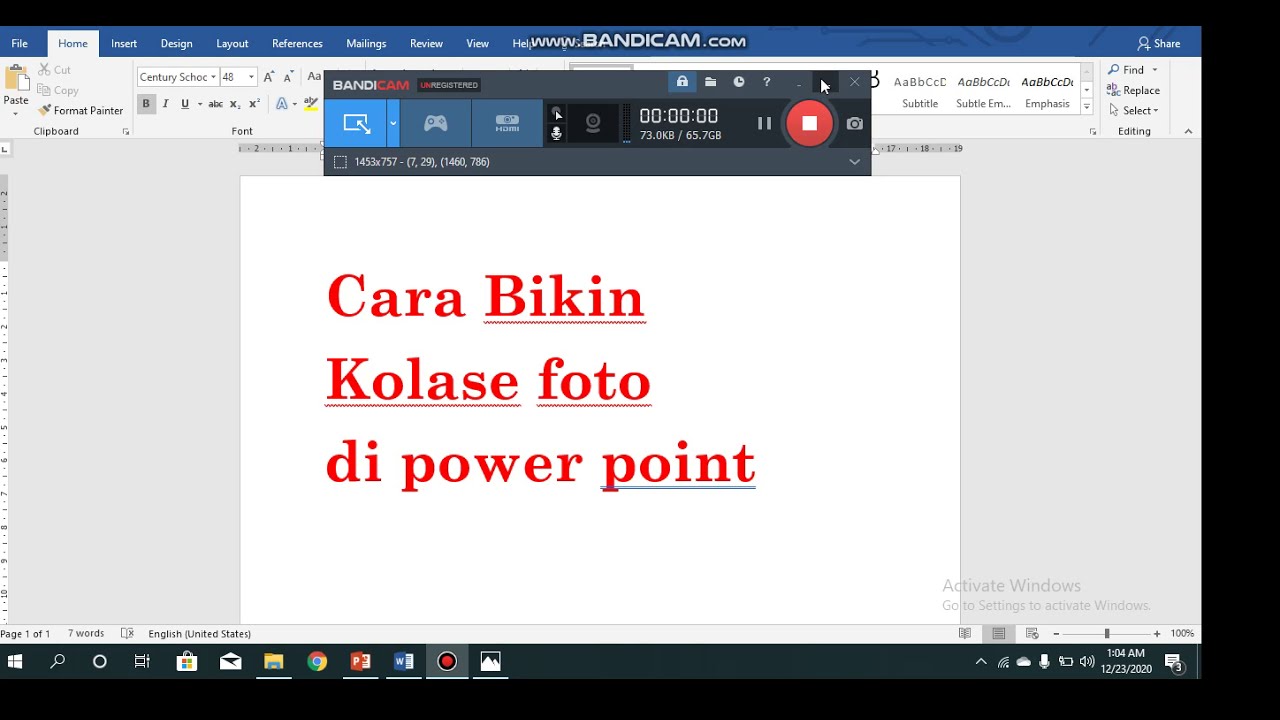 Cara Membuat Kolase Foto di Power Point