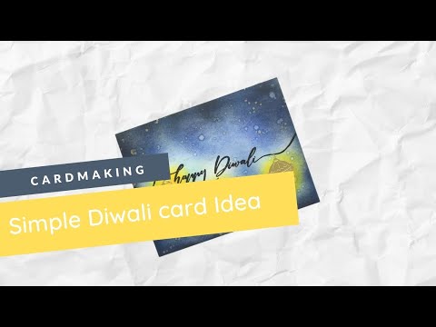 Simple Diwali Card (Cardmaking Tutorial)