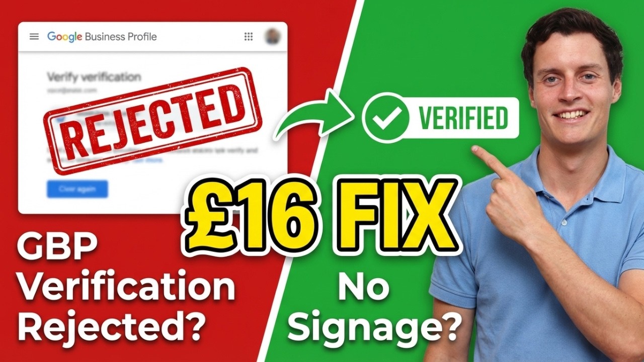 GBP Verification Rejected? The £16 Signage Fix for Trades