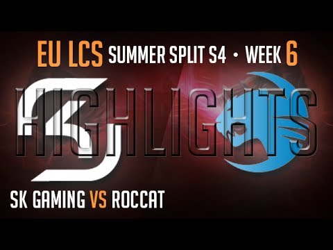 SK Gaming VS Roccat Highlights EU LCS Summer 2014 Week 6 Day 1 S4 SK vs ROC