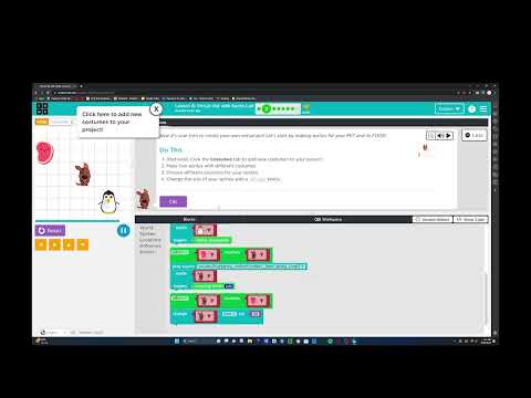 Code.org Express Course 2022 Virtual Pet with Sprite Lab Lesson 8 Upload Student