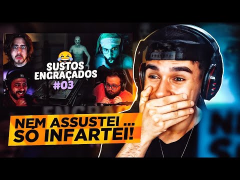REACT - STREAMERS JOGANDO THE MORTUARY ASSISTANT (ASSISTENTE DE NECROTÉRIO) - SUSTOS ENGRAÇADOS #03