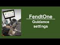 FendtOne Guidance settings