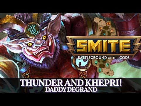 Huge Damage Raijin Game! Yet Khepri Is The One True Hero! - Daddy DeGrand Plays Smite