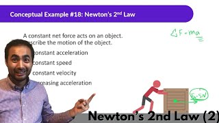Newton's Laws | Conceptual Physics | Newton's 2nd Law w/ Kinematics