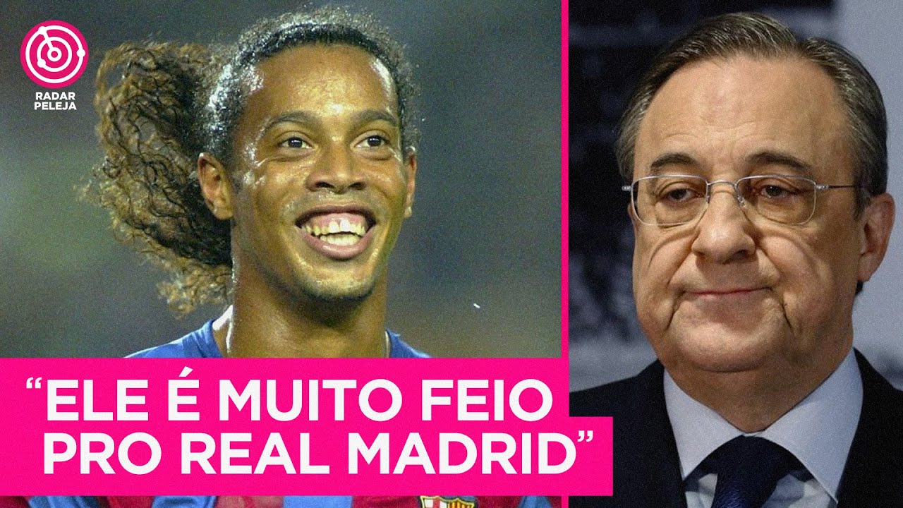 O MOTIVO BIZARRO PRO REAL MADRID TER REJEITADO O RONALDINHO | #RadarPELEJA 416