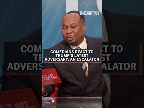 コメディアンがトランプ氏の最新の「宿敵」に反応：エスカレーター (Comedians react to Trump’s latest ‘adversary’: An escalator)