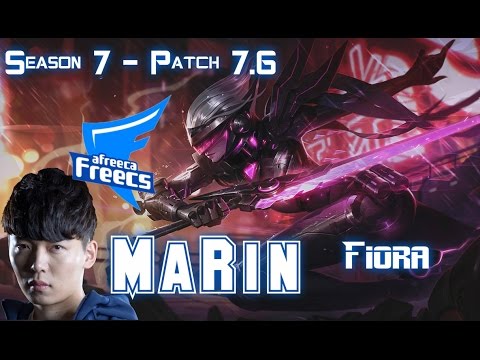 AFs MaRin FIORA vs PANTHEON Top - Patch 7.6 KR Ranked