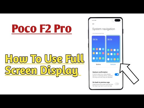 Poco F2 Pro || How To Use Full Screen Display Feature In Our Mobile
