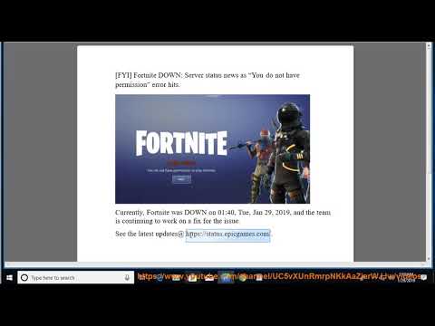 Fix "Login Failed. You do not have permission to play Fortnite" error while logging into Fortnite