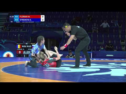 Round 2 Women's GP No-Gi - 52 kg: M. FLORIAN (ROU) v. E. EFREMOVA (RUS)