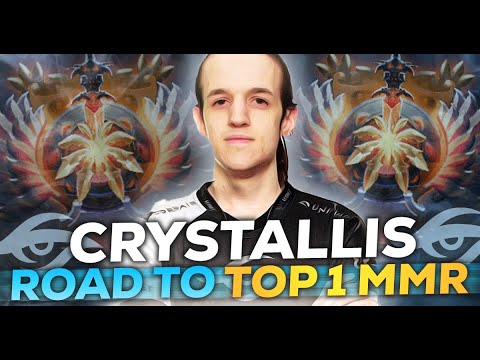 New Team Secret Carry Crystallis Road to TOP 1 MMR - Rising Star Dota 2