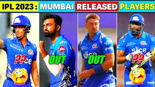 IPL 2023 : Mumbai Indian Released Players | Mumbai Indians 2023 Squad | Mumbai Indians news | mi