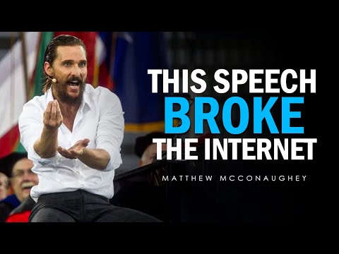 10 Minutes for the next 10 Years - Matthew McConaughey Motivational Speech