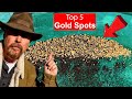 TOP 5 Spots to PAN FOR GOLD in 2024