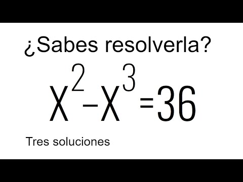 ECUACIÓN DE TERCER GRADO. Tres Soluciones. Álgebra Básica.