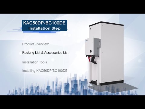 KSTAR C&I All-in-one ESS Solution KAC50DP-BC100DE Installation Video