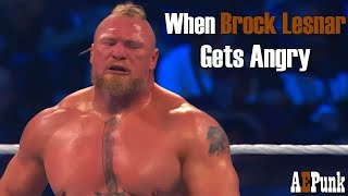 When Brock Lesnar Gets Angry & Destroys Everyone
