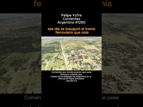 Felipe Yofre, Corrientes desde el Microsoft Flight Simulator #felipeyofre #corrientes #msfs