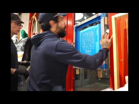 Sign Painting - Gold Leaf Doors at Artists & Fleas Chelsea, Brush & Leaf Inc.