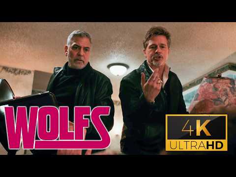 Wolfs Movie Funny Interrogation Scene - Brad Pitt And George Clooney