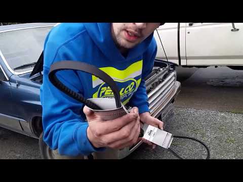 🔧 How to Replace Fan-Alternator Belt & Power Steering Belt - 22R - Toyota Pickup