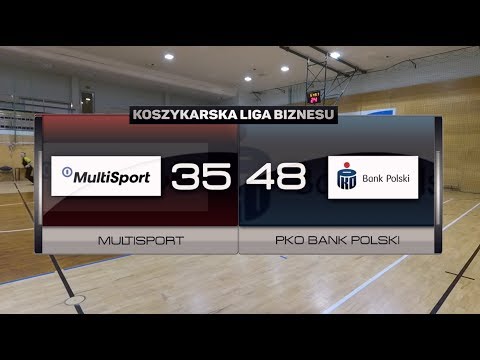 Multisport vs PKO BP - XVI kolejka - III Liga Warszawa - Koszykarska Liga Biznesu