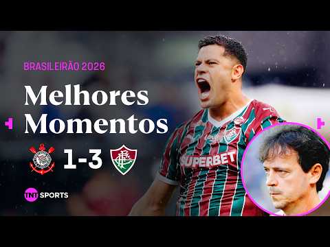 HULK DECIDE E CORINTHIANS PERDE SEXTO JOGO SEGUIDO NO BRASILEIRÃO | CORINTHIANS 1 X 3 FLUMINENSE
