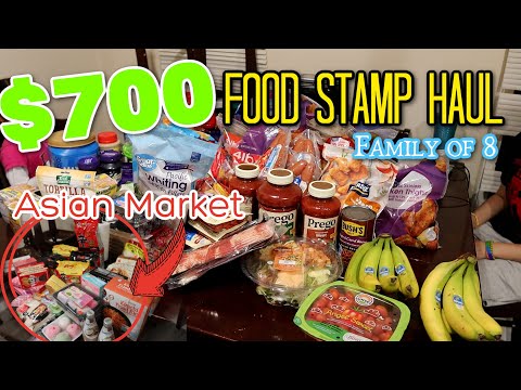 $700 Food Stamp Haul for Family of 8 | Asian Market | Life With Vicki