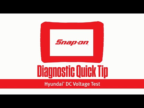 Hyundai DC Voltage Test Quick Tip | Training Solutions®