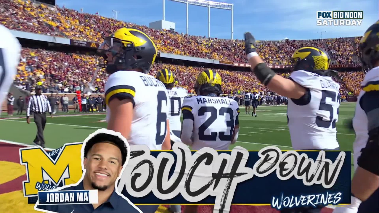 ¡TOUCHDOWN DE JORDAN MARSHALL! | Michigan Wolverines 7–7 Minnesota Golden Gophers | #CFBenFOX